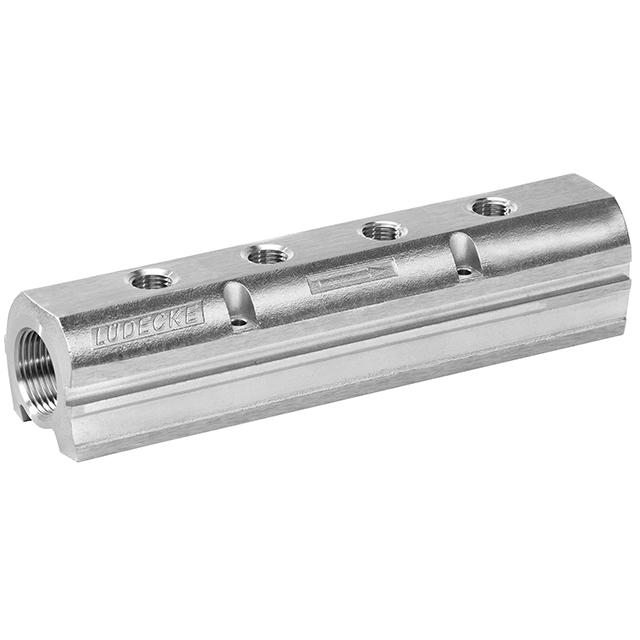 VERTEILERBLOCK EDELSTAHL G3/4"-G1/4"(4X), 1.4401